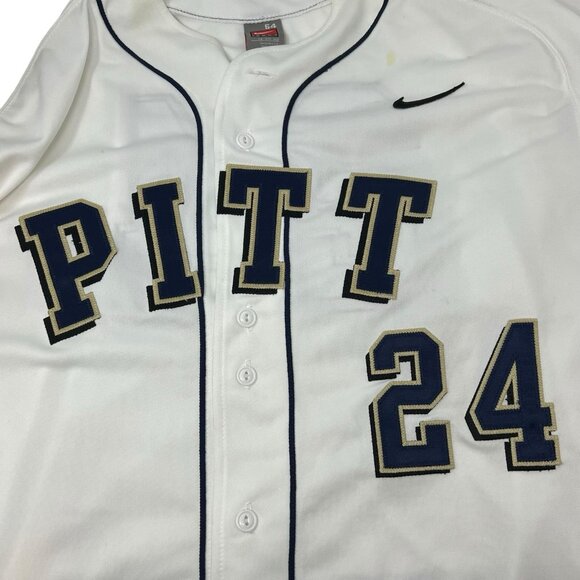 University of Pittsburgh Pitt Panthers Game Worn Nike Baseball Jersey #24 NCAA - Picture 3 of 10